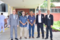 Tripulação da Secretaria Naval de Segurança Nuclear e Qualidade visita instalações do IEN/CNEN