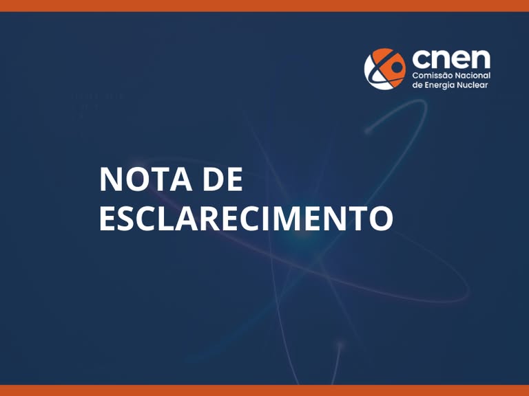 Nota de esclarecimento sobre roubo de um veículo com material radioativo