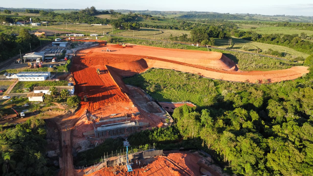 Obras da fase de infraestrutura RMB