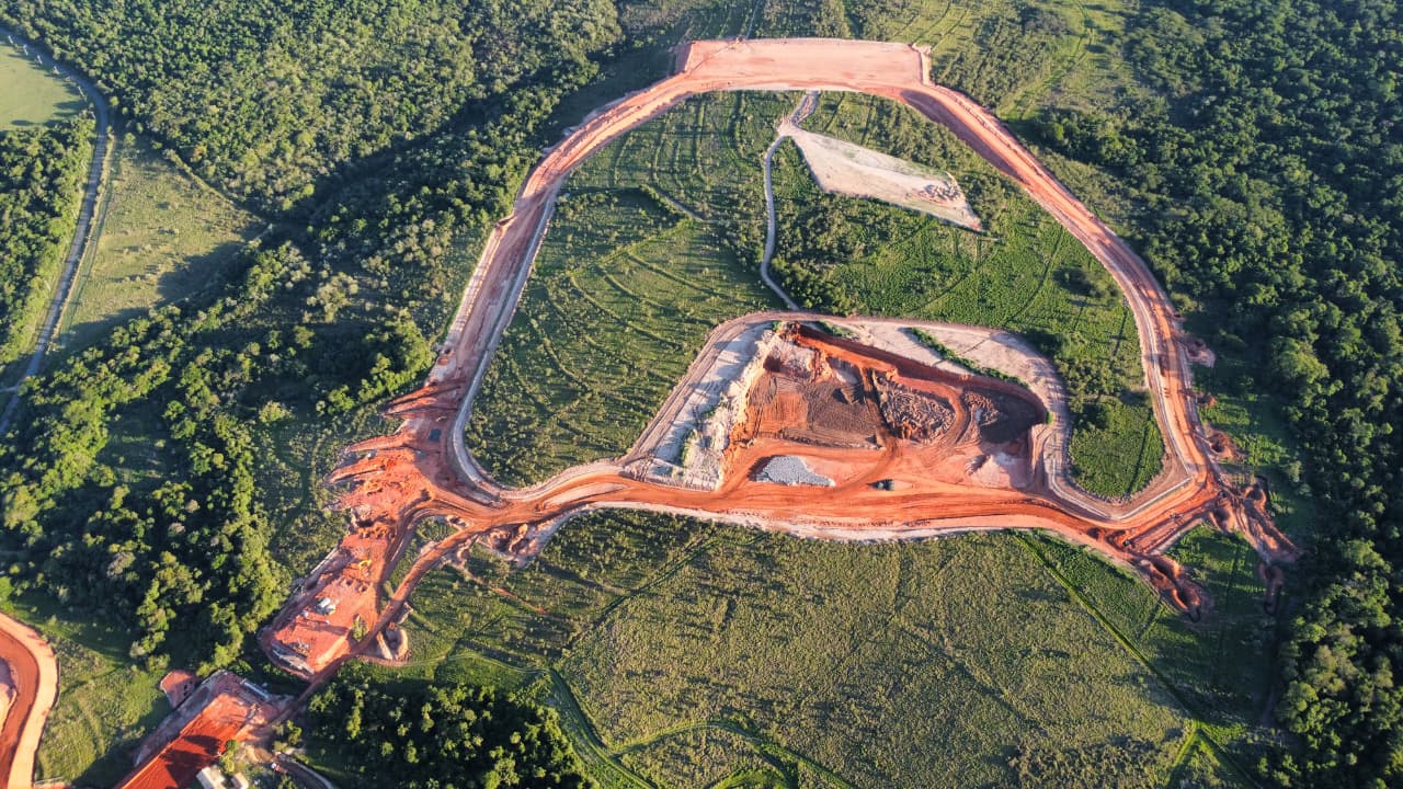 Obras da fase de infraestrutura RMB