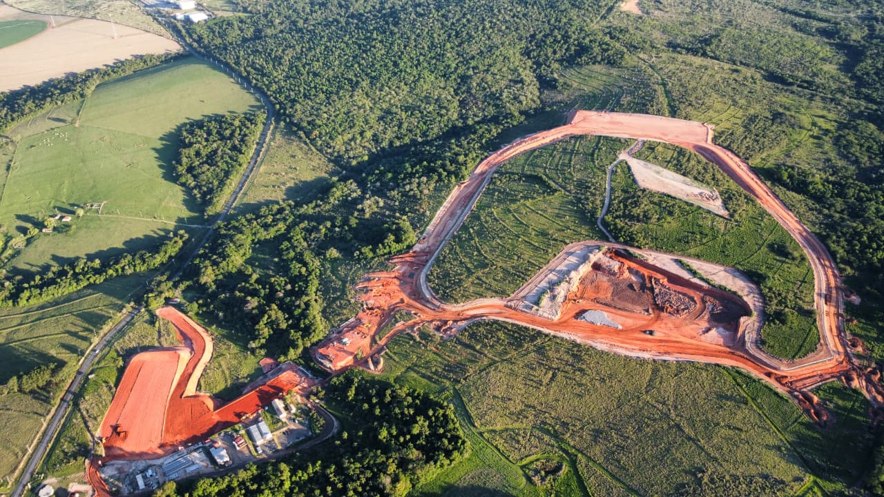 Obras da fase de infraestrutura RMB