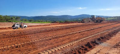 Obras da fase de infraestrutura RMB