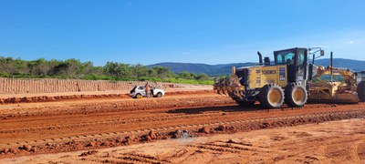 Obras da fase de infraestrutura RMB
