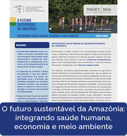 O futuro sustentável da Amazônia- integrando saúde humana, economia e meio ambiente
