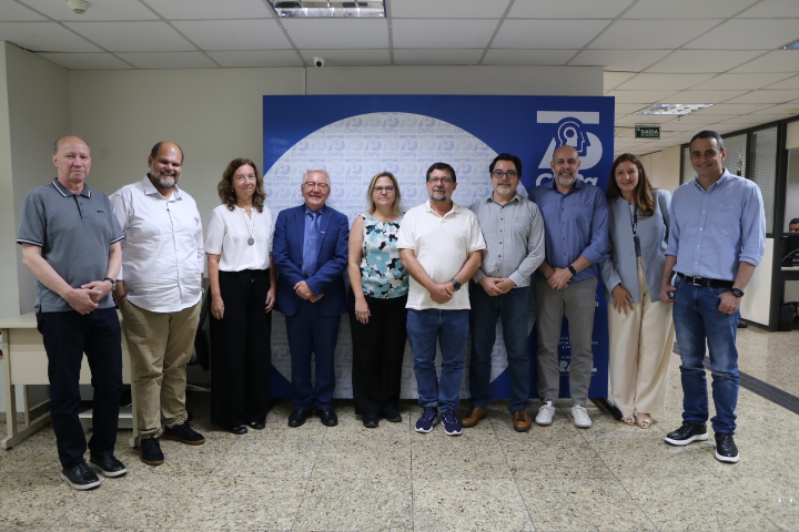 CA-EE no primeiro dia de julgamento da Chamada Produtividade 23/2025, com o presidente do CNPq e a diretora científica da DCTI  (com possíveis membros convidados)