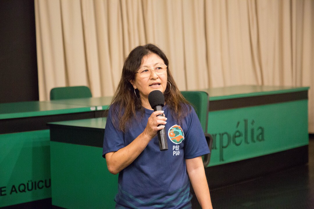 A professora Janet Higuti, do Nupélia/PEA- (Foto/Celso Ikedo)