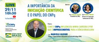 Live sobre iniciação científica com o Prof. Marcelo Gleiser