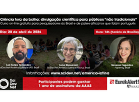 Curso on-line gratuito abordará a divulgação científica para públicos de fora da academia