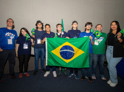 Delegação brasileira na 17ª Olimpíada Latino-Americana de Astronomia e Astronáutica (OLAA).