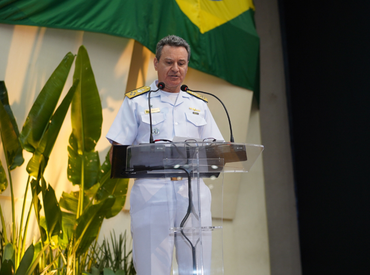 Entrega do prêmio Almirante Álvaro Alberto, na Escola Naval da Marinha, no Rio de Janeiro. (Foto: Lucas Santos / CNPq)