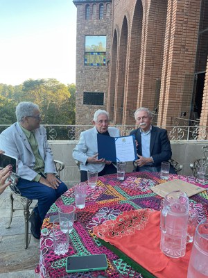 Evento realizado na casa do professor Mendonça, em São José dos Campos (SP).