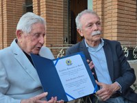 Presidente do CNPq entrega título de Pesquisador Emérito a Fernando de Mendonça, pioneiro da física espacial brasileira