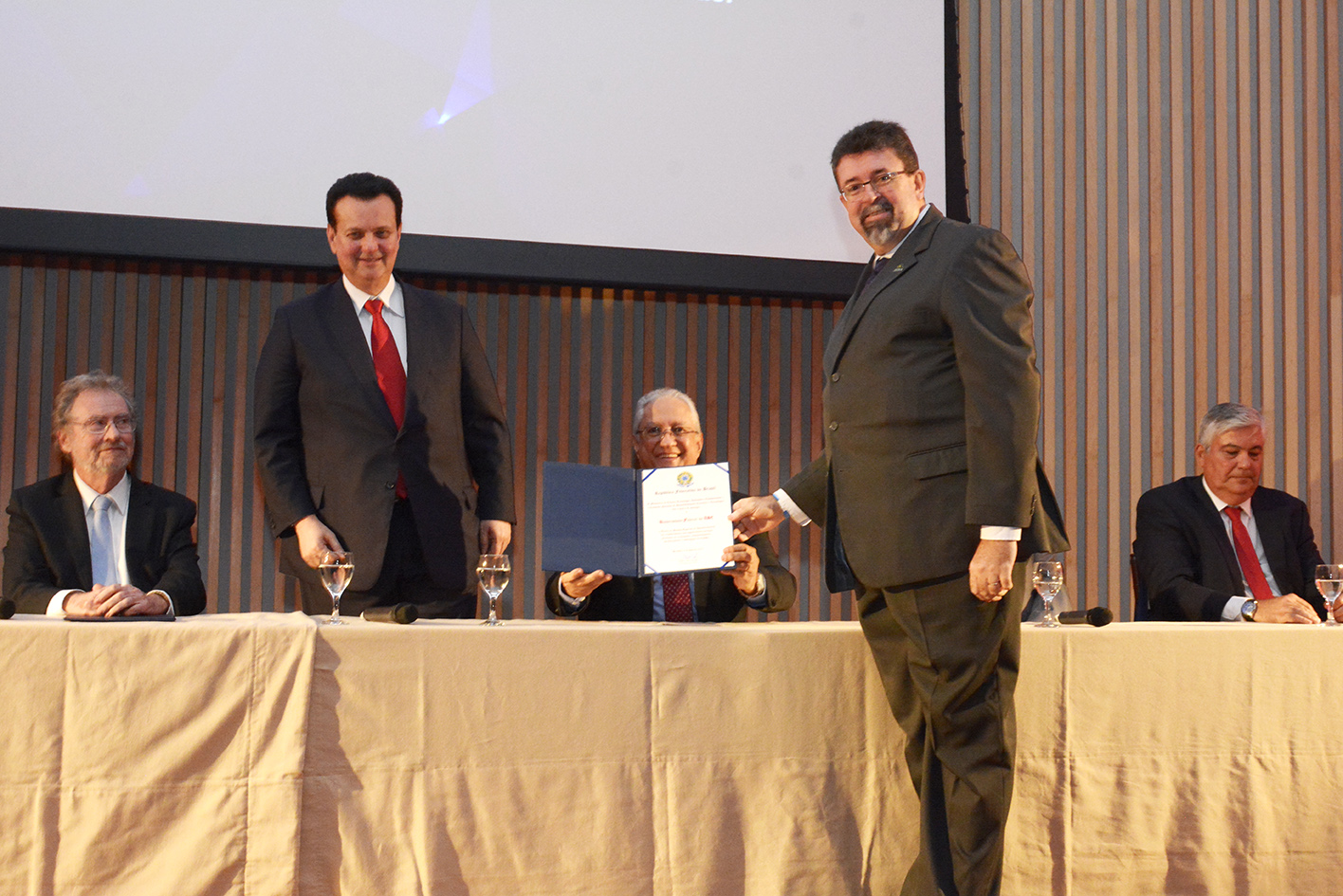 Luiz Davidovich, Ministro Kassab, Mário Neto e Dácio Roberto Matheus 1.jpg