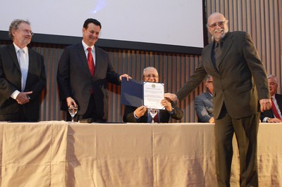 Luiz Davidovich, Ministro Kassab, Mário Neto e José Alberto Aranha.jpg