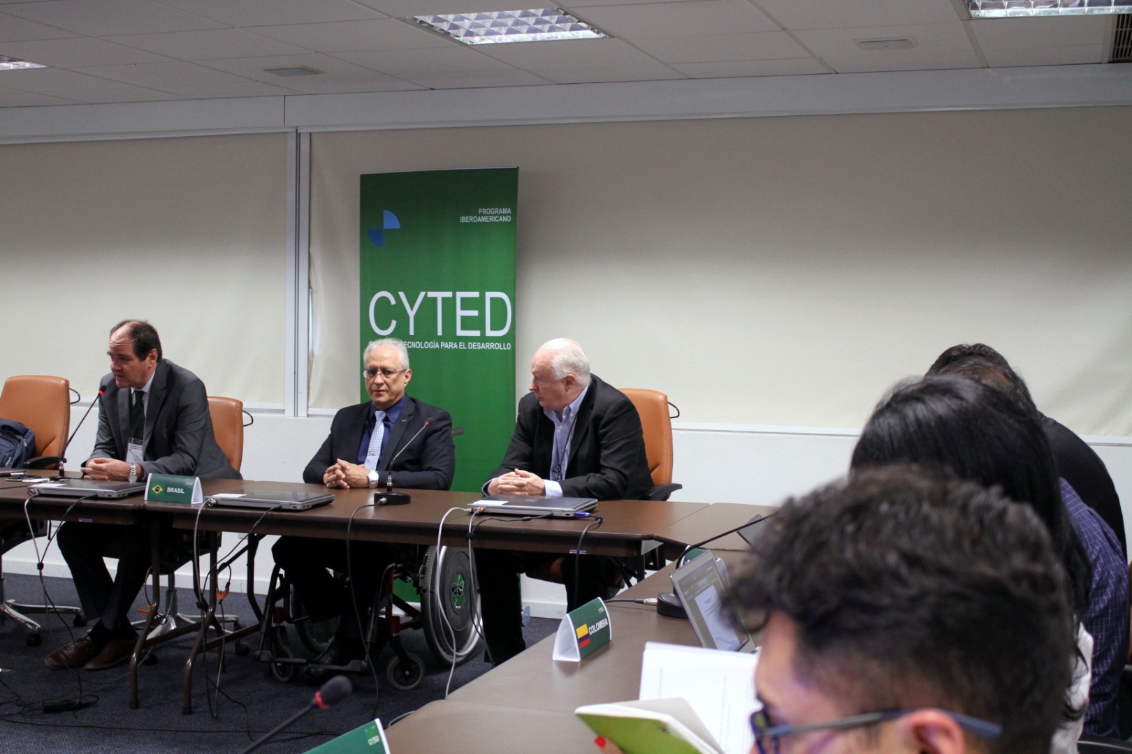 Mario Neto - Pres.do CNPq, Secretário do CYTED, Lélio Fellows - Foto-Marcelo Gondim  (10).JPG