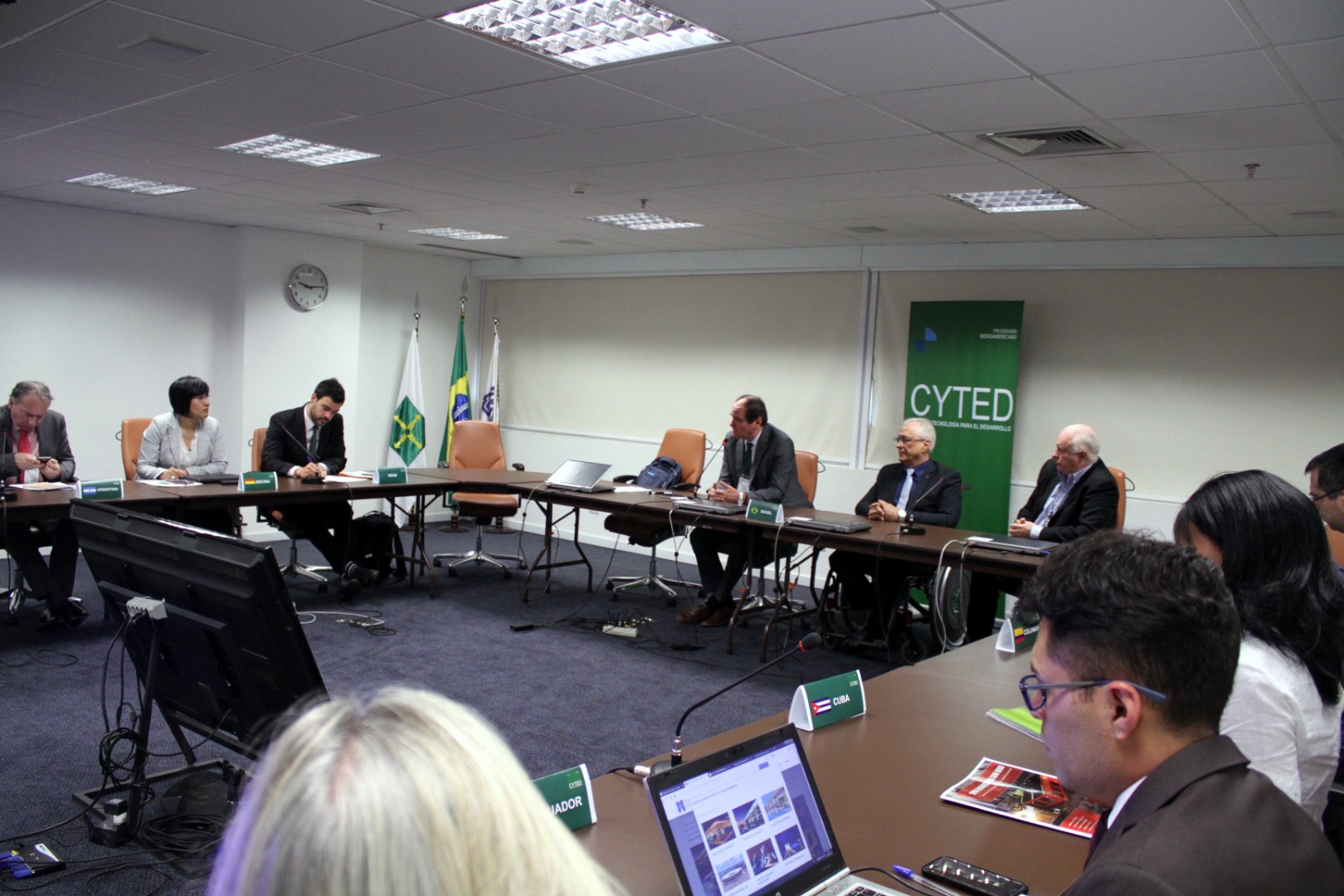 Mario Neto - Pres.do CNPq, Secretário do CYTED, Lélio Fellows - Foto-Marcelo Gondim  (11).JPG