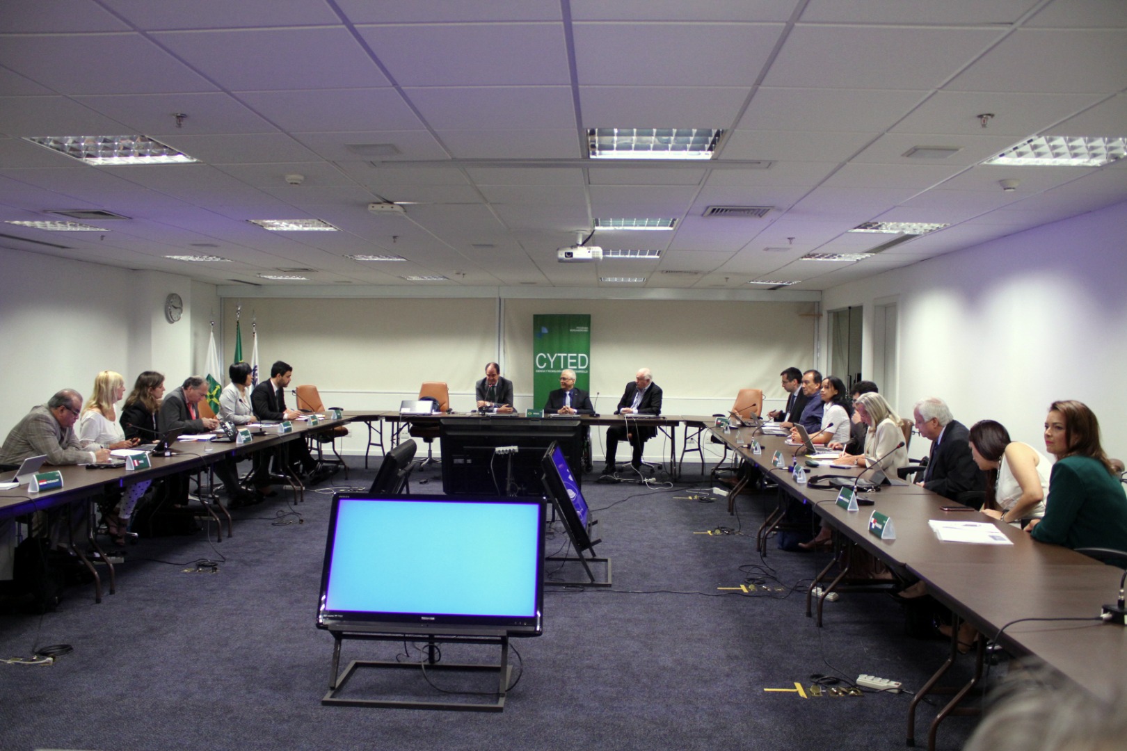 Mario Neto - Pres.do CNPq, Secretário do CYTED, Lélio Fellows - Foto-Marcelo Gondim  (12).JPG