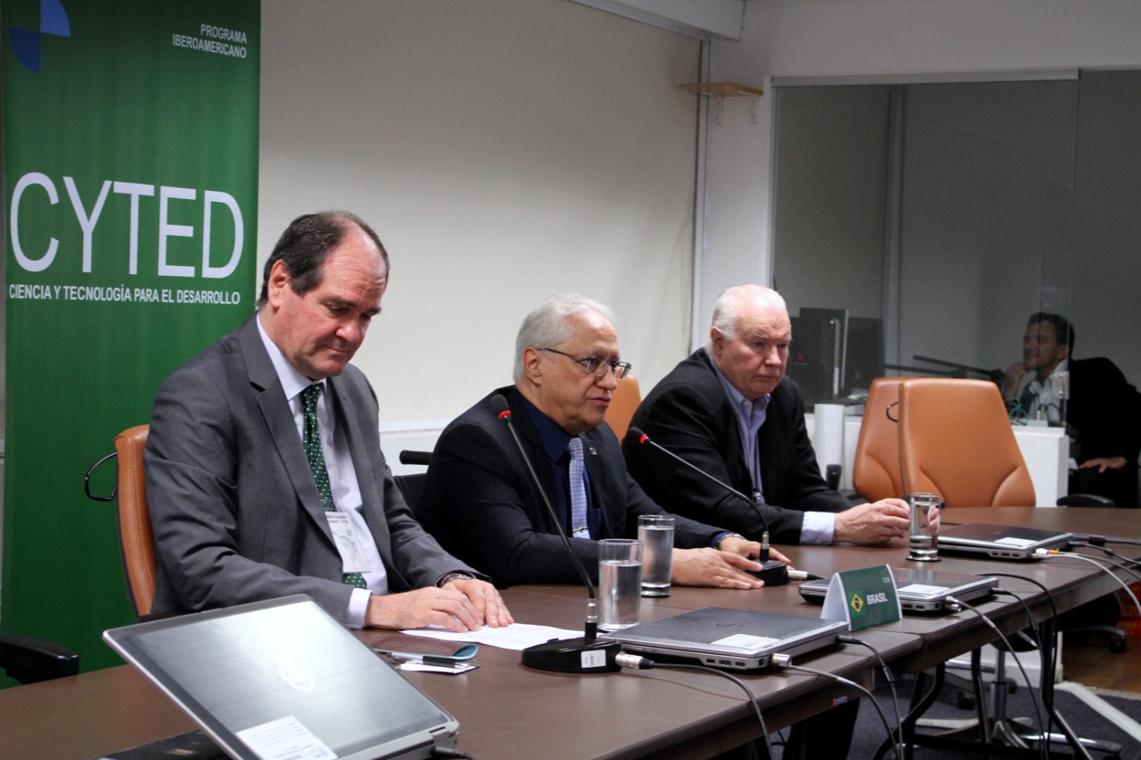 Mario Neto - Pres.do CNPq, Secretário do CYTED, Lélio Fellows - Foto-Marcelo Gondim  (15).JPG