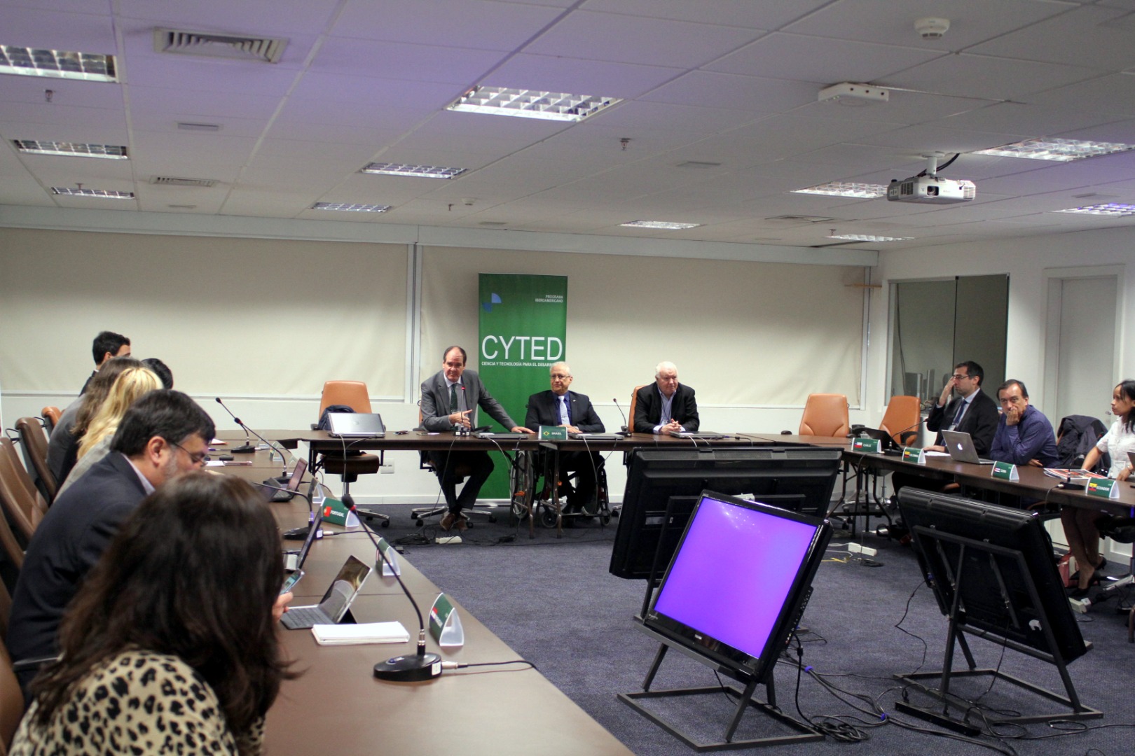 Mario Neto - Pres.do CNPq, Secretário do CYTED, Lélio Fellows - Foto-Marcelo Gondim  (3).JPG