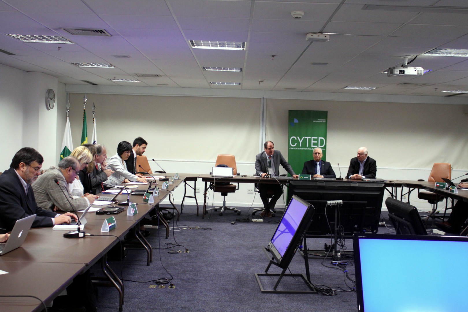 Mario Neto - Pres.do CNPq, Secretário do CYTED, Lélio Fellows - Foto-Marcelo Gondim  (6).JPG