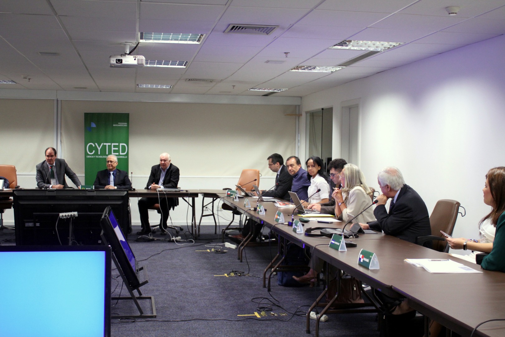 Mario Neto - Pres.do CNPq, Secretário do CYTED, Lélio Fellows - Foto-Marcelo Gondim  (7).JPG