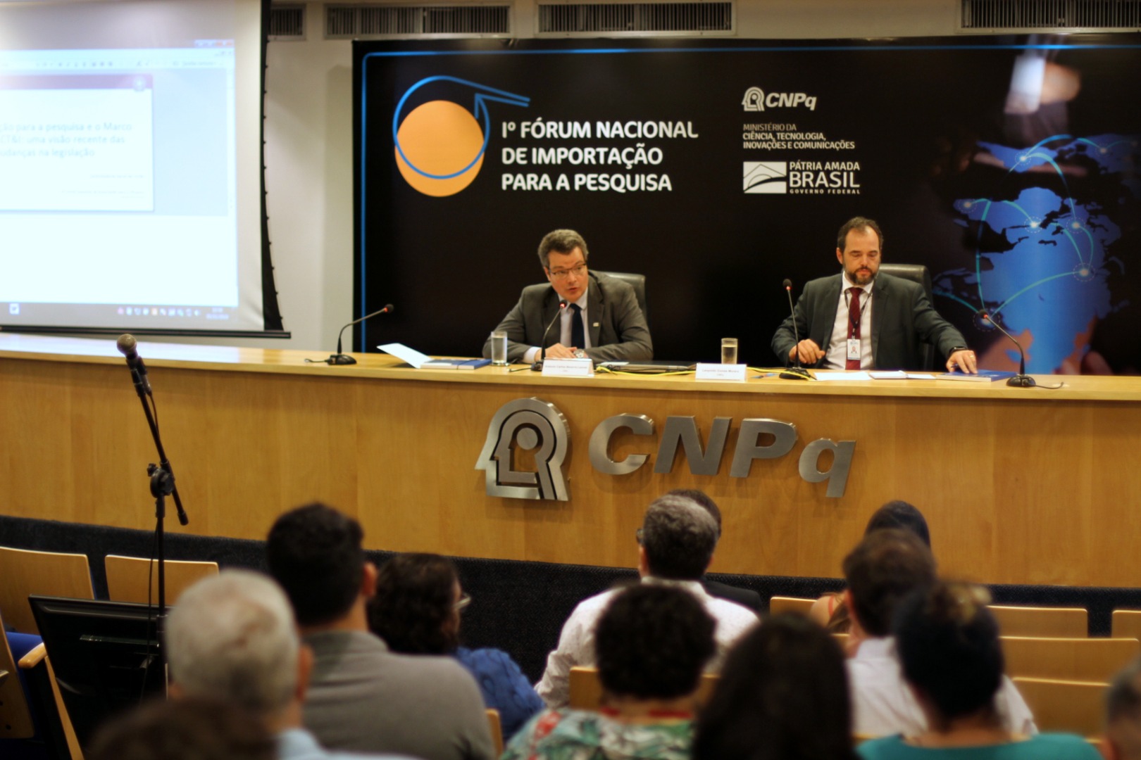 Leopoldo Muraro - Procurador Chefe - CNPq, Antonio Leonel - Secretário Federal - CGU (5).JPG