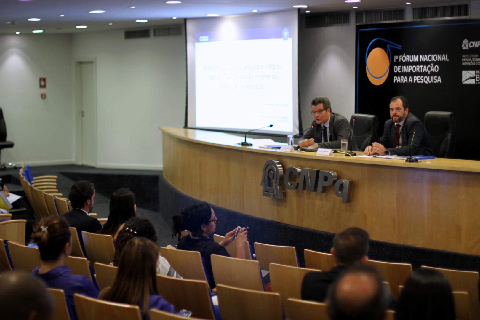 Leopoldo Muraro - Procurador Chefe - CNPq, Antonio Leonel - Secretário Federal - CGU (6).JPG