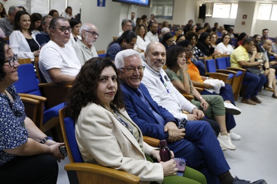 172. Coordenadora Krstiane Mattar, Presidente Olival Freire Jr. e Assessor Marlon de Lima
