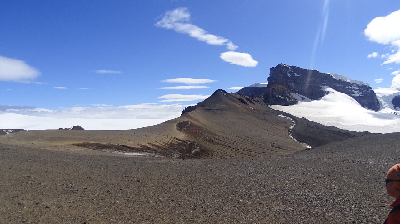 Localidade onde os fósseis de aves foram encontrados na Ilha Vega, Antártica, 2019 - Foto de Geovane Souza