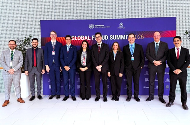 A delegação brasileira foi coordenada pelo Itamaraty e, além do Coaf, contou com a participação de representantes da Advocacia-Geral da União (AGU), da Polícia Federal (PF), da CGU e da Agência Nacional de Telecomunicações (Anatel).