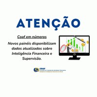 Coaf publica novos painéis que disponibilizam dados atualizados sobre Inteligência Financeira e Supervisão