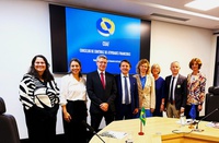 Coaf recebe representantes do Parlamento Europeu para reunião sobre cooperação internacional em crimes financeiros
