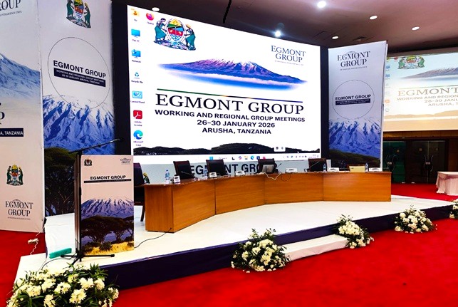 As reuniões dos grupos de trabalho e regionais do Grupo de Egmont foram realizadas em Arusha, na Tanzânia.