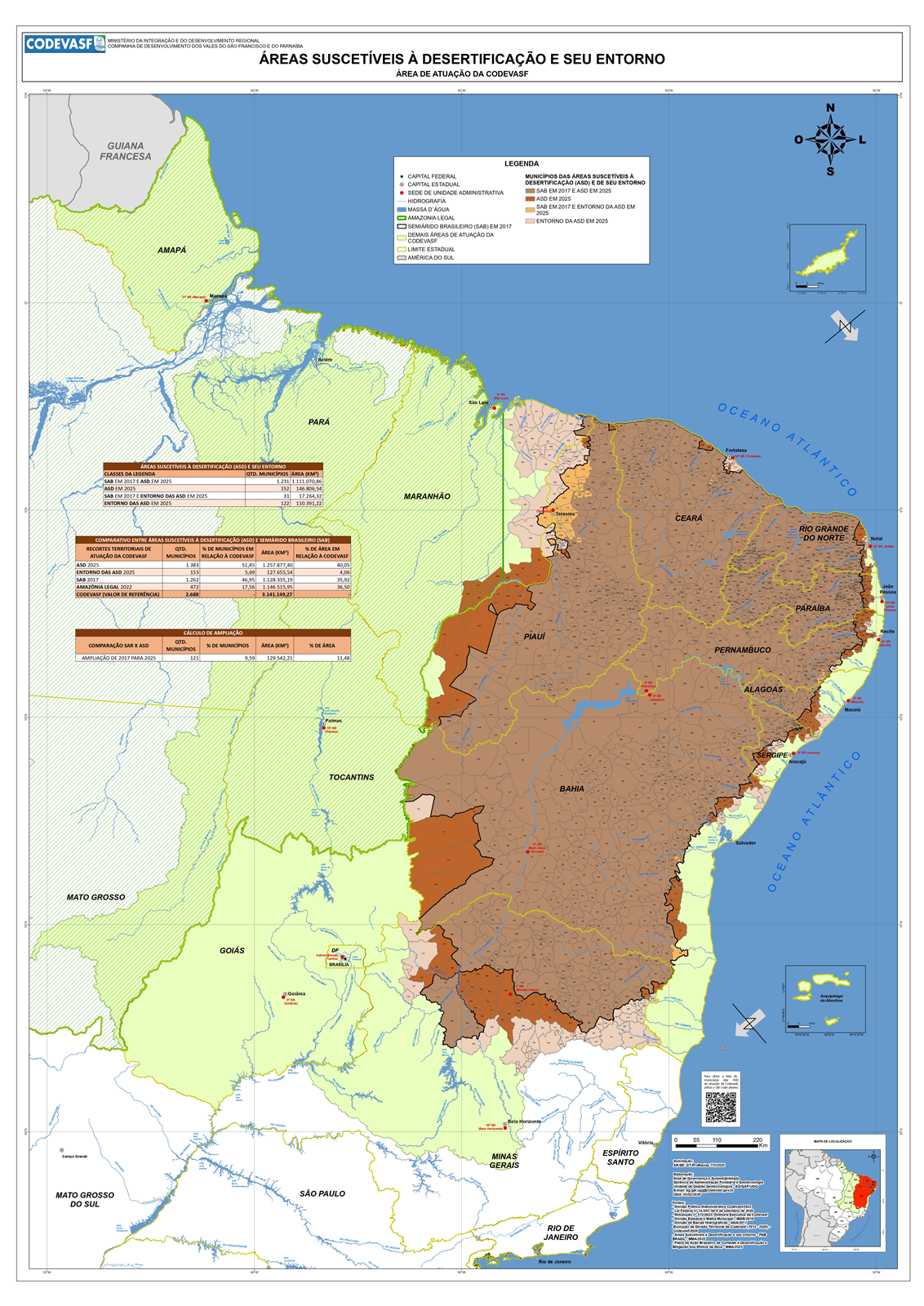 Mapa - Atuação em áreas suscetíveis à desertificação e seu entorno.png