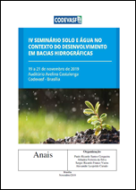 Anais de seminário sobre solo e água com planta em destaque.