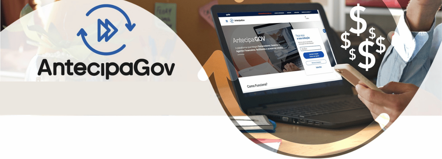 homem usando o antecipagov