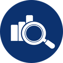 Fundo azul com ícone de livro em destaque.