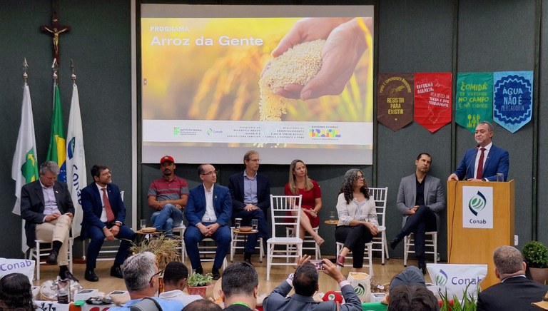 Imagem: Conab inicia o Programa Arroz da Gente em parceria com MDA, Embrapa, IFRN e Banco do Brasil