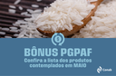 Programa de Garantia de Preços para a Agricultura Familiar atualiza relação de produtos com direito a bônus
