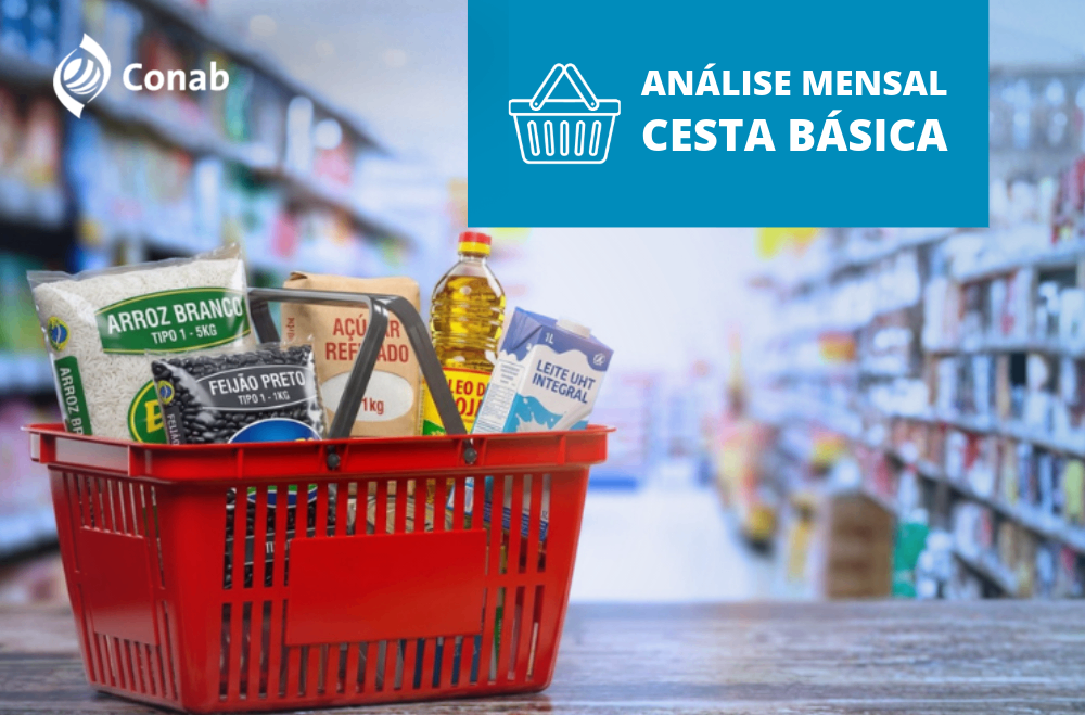 Pesquisa aponta redução nos custos da cesta básica em 26 capitais em julho