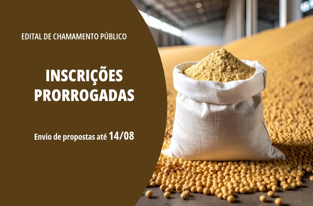 Conab prorroga inscrições do chamamento público para armazenagem de farelo de soja