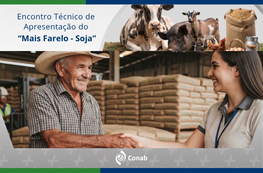 Conab detalha operação para comercialização de farelo de soja