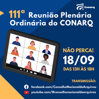 111ª reunião plenária ordinária do Conarq