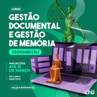 Curso: Gestão Documental e Gestão de Memória