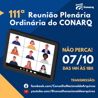 111ª Reunião Plenária do Conarq