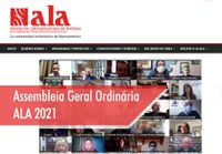 Assembleia Geral Ordinária ALA 2021 bate recorde de participação