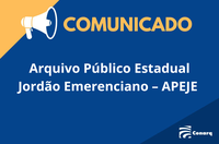 Funcionamento do Arquivo Público Estadual Jordão Emerenciano – APEJE