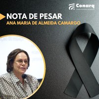 Nota de pesar - Ana Maria de Almeida Camargo