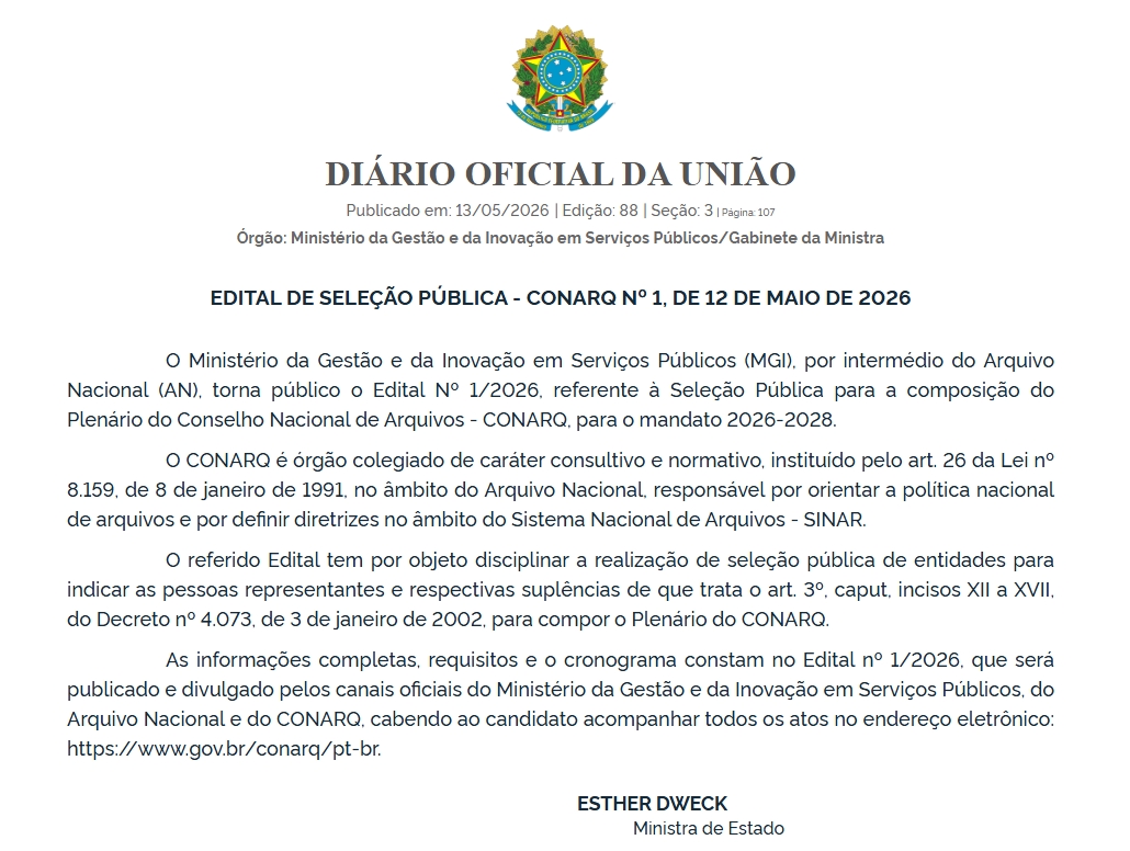 Edital 1/2026