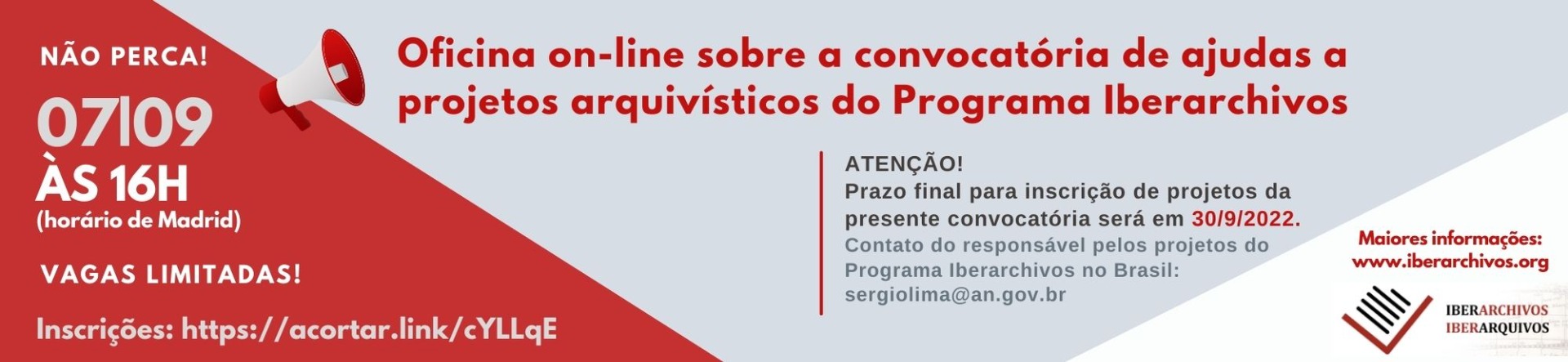 Convocatória Iberarchivos